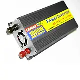 Перетворювач напруги інвертор 1000W 12-220V Автомобільний перетворювач iC227, фото 4