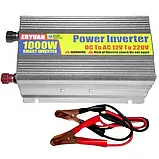 Перетворювач напруги інвертор 1000W 12-220V Автомобільний перетворювач iC227, фото 5