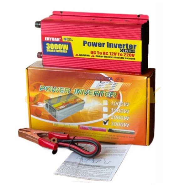 Перетворювач напруги (інвертор) POWER INVERTER 3000W iC227