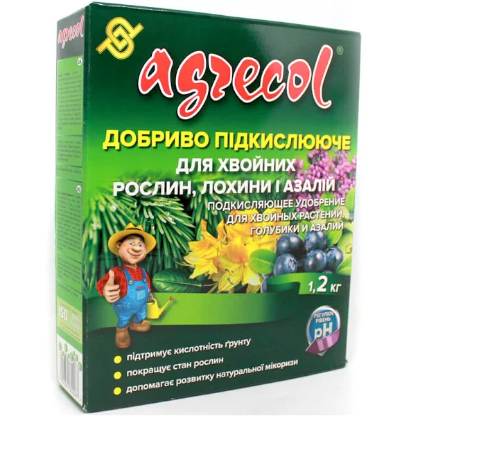 Мінеральне добриво для підкислення грунту 20-0-0 Agrecol (1,2 кг)
