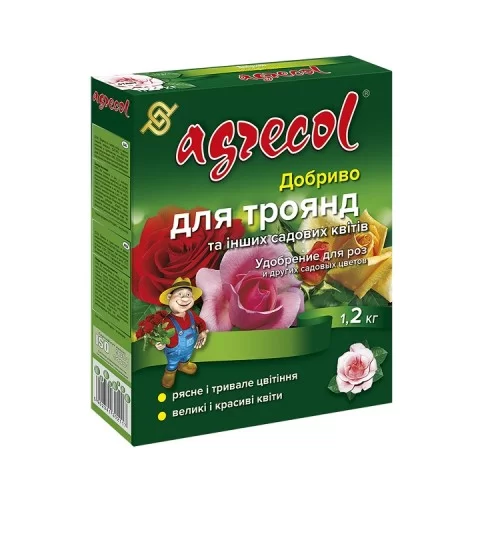 Мінеральне добриво для троянд 16-14-16 Agrecol (1,2 кг)