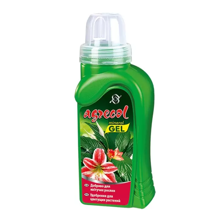 Добриво-ГЕЛЬ для квітучих рослин 4-5-8 Agrecol (0,5 л)