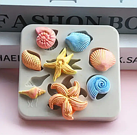 Силіконова форма для мила "Морські зірки міні"