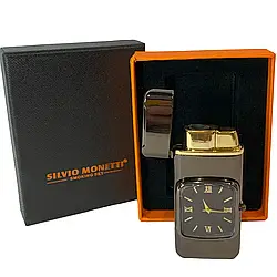 Запальничка з вбудованим годинником від Silvio Monetti