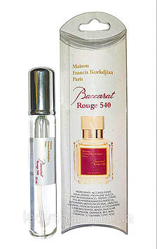 Міні парфуми унісекс Maison Francis Kurkdjian Baccarat Rouge 540 ( Мейсон Куркджан Баккарат Руж 540, 20 мл білі