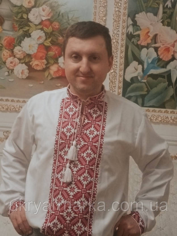 Чоловіча вишита сорочка "Буркун-трава"