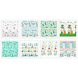 Килимок-мат MR 1316-3, 150-200 см, 8 мм, XPE, двосторонній, 4 різновиди, фото 2