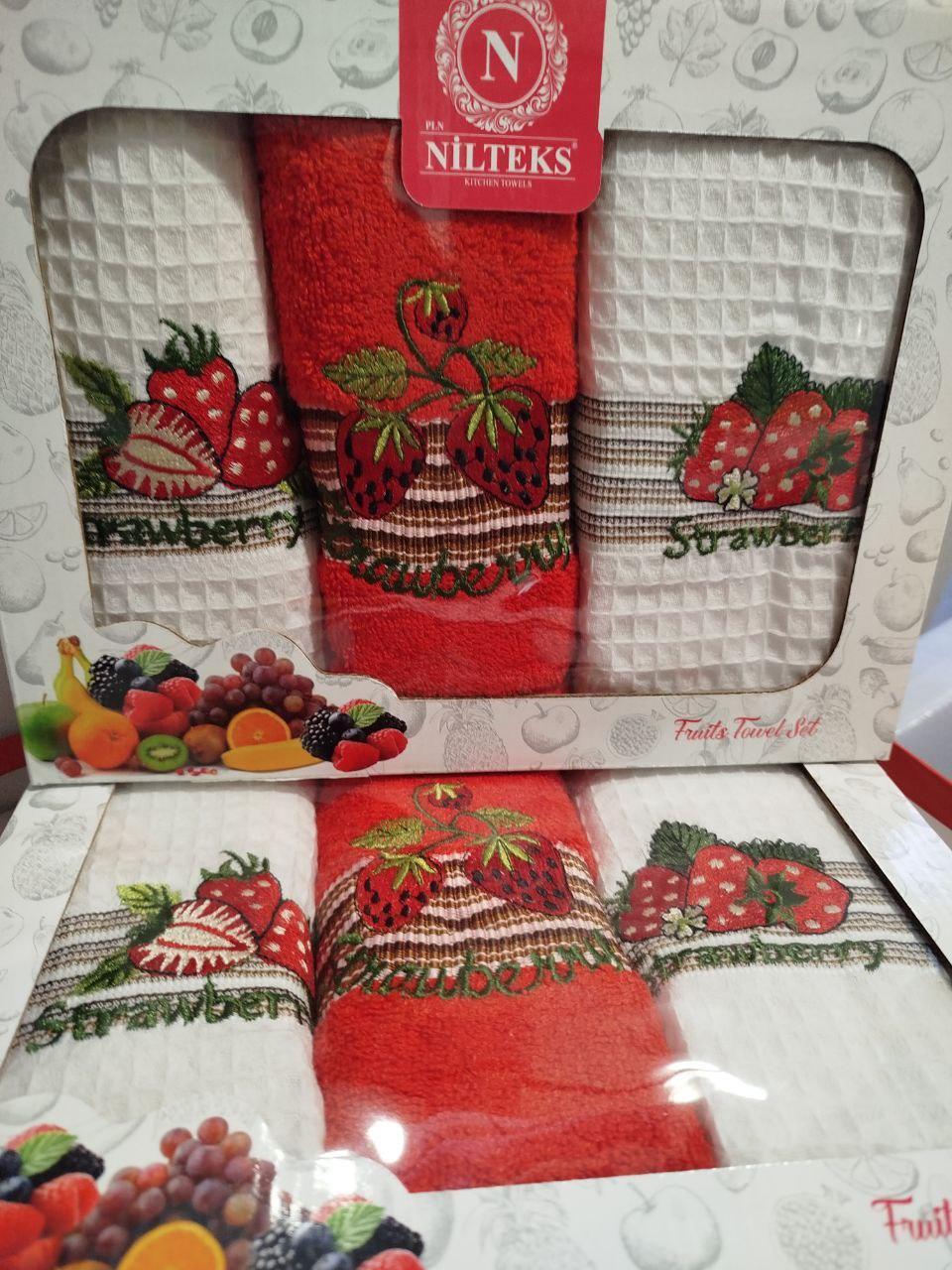 Набір кухонних рушників Nilteks 3шт, 50*70