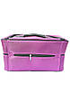 Сумка кейс для майстра, універсальний бьюті-кейс органайзер для майстра манікюру, текстиль ADH-06 Фіолетовий, фото 5