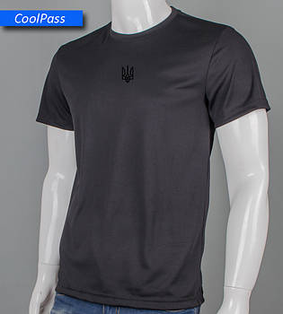 Футболка Coolpass Тризуб 5401м (Уп.4шт M-XXL), Чорний