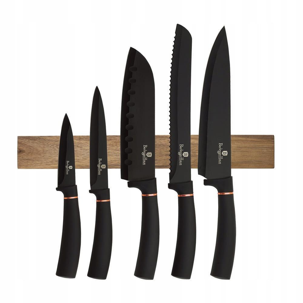 Набір ножів із 6 предметів Berlinger Haus Black Rose Collection (BH-2884)