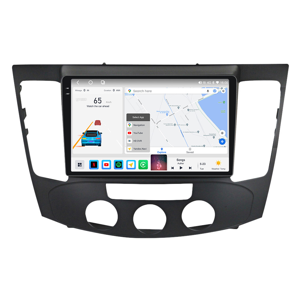 Штатна магнітола Mekede M6 Plus Hyundai Sonata NF (2008 - 2010) CarPlay QleD