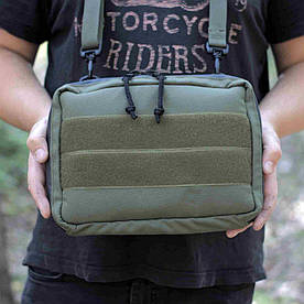 Підсумок для планшета ЗСУ, чохол для тактичного планшета 10,5" Стохід Олива, військовий кейс для планшета