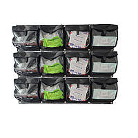 Медицинский органайзер-аптечка, панель для боевого медика с прозрачными карманами Вариант 1+1+1 Стохід