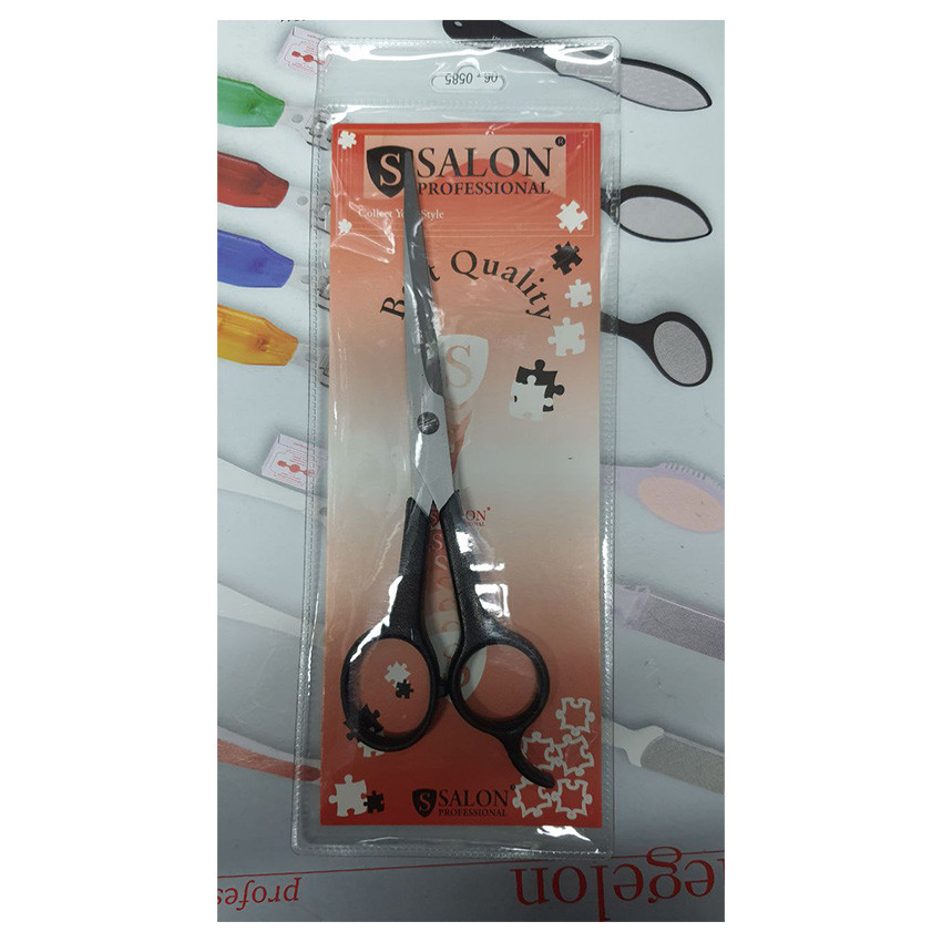 Професійні ножиці для стрижки волосся Salon Professional 5,5 із пластиковими ручками