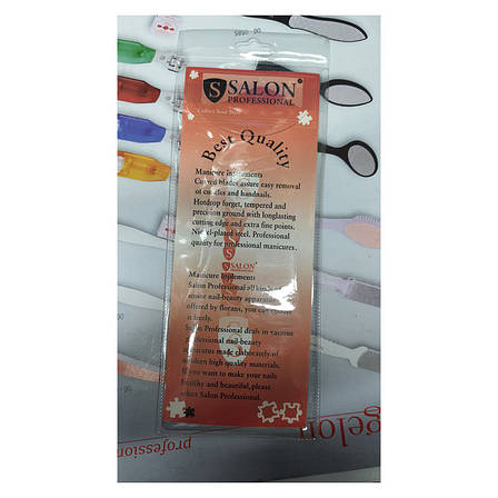 Професійні ножиці для стрижки волосся Salon Professional 5,5 із пластиковими ручками, фото 2