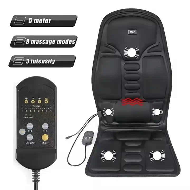 Масажна нагрівальна накидка масажне накидка на крісло масажне сидіння, фото 1