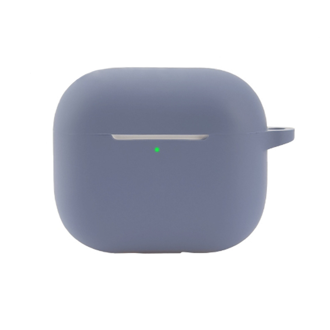 Силіконовий чохол для Apple Airpods 4 | чохол + карабін | лавандовий