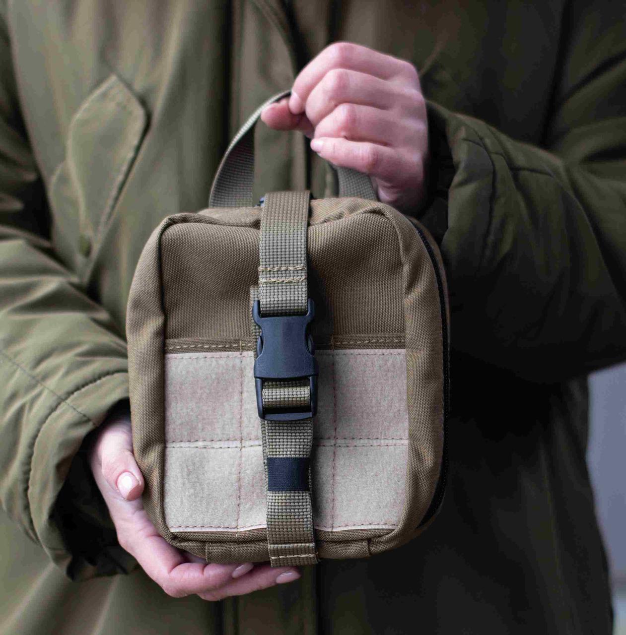 Підсумок під військову аптечку, аптечка армійська тактична індивідуальна ІНАП, IFAK койот Стохід