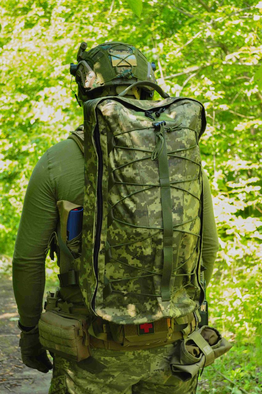 Рюкзак для перенесення терміналу супутникового зв'язку Starlink Старлінк V2 Стохід Піксель армійський для ЗСУ