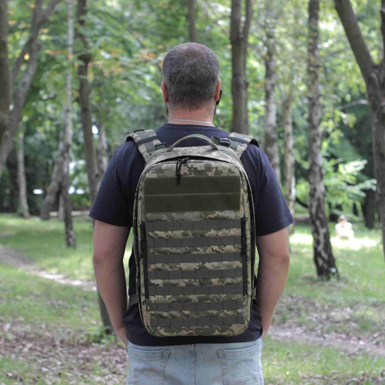 Тактичний рюкзак для перенесення 1-2 дронів DJI MAVIC, Autel та 15 батарей Стохід Піксель кордура