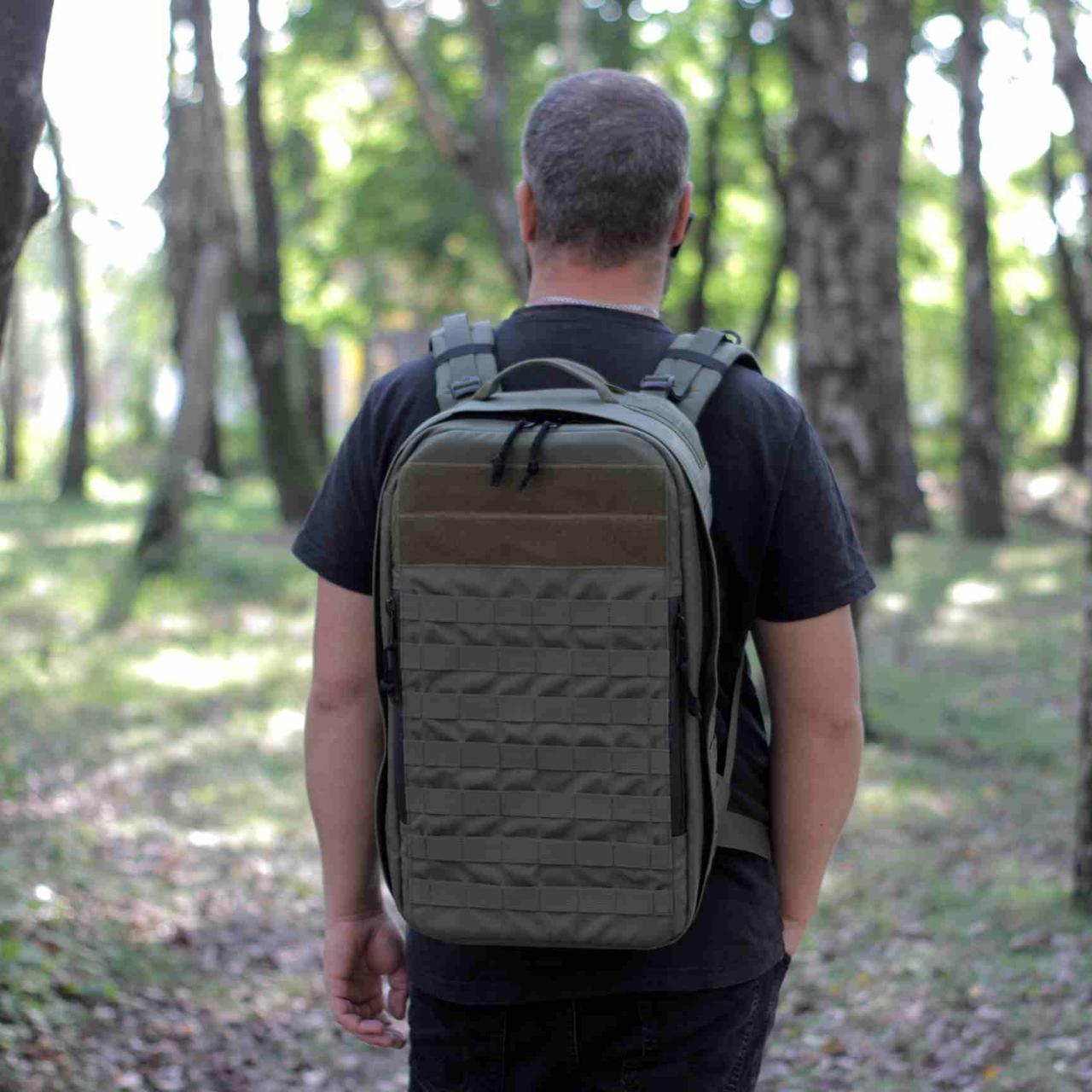 Армійський рюкзак для 1-2 дронів DJI MAVIC, Autel та 15 батарей Стохід Олива кордура, фото 1