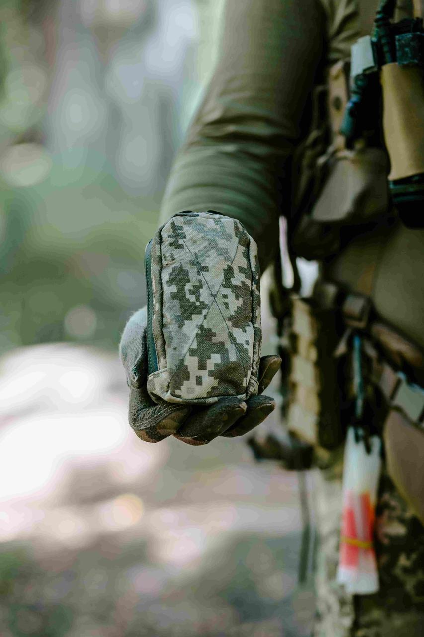 Підсумок утилітарний (сухарка) тактичний MOLLE Стохид 15х9х5,5 см Піксель