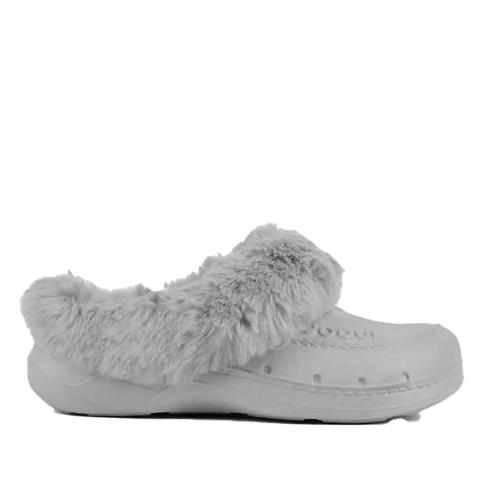 Утеплені cабо (крокси) жіночі COQUI HUSKY сірі, фото 1