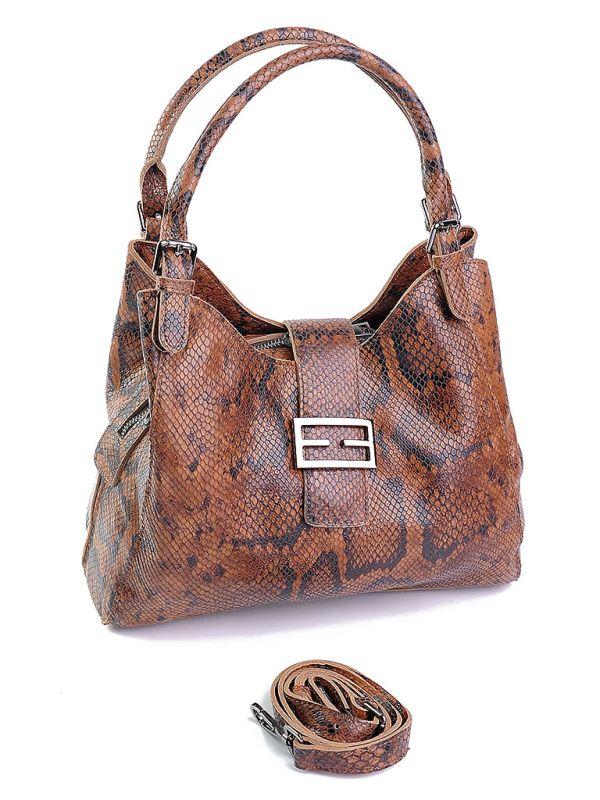 Сумка Женская кожа B8312-3 Brown.Купити жіночі сумки із натуральної шкіри balisa.com.ua