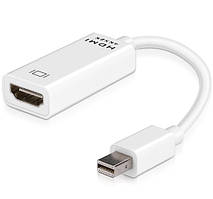 Перехідник mini DisplayPort на HDMI 2K 4K Ultra HD адаптер Apple MacBook Surface конвертер Thunderbolt перетворювач