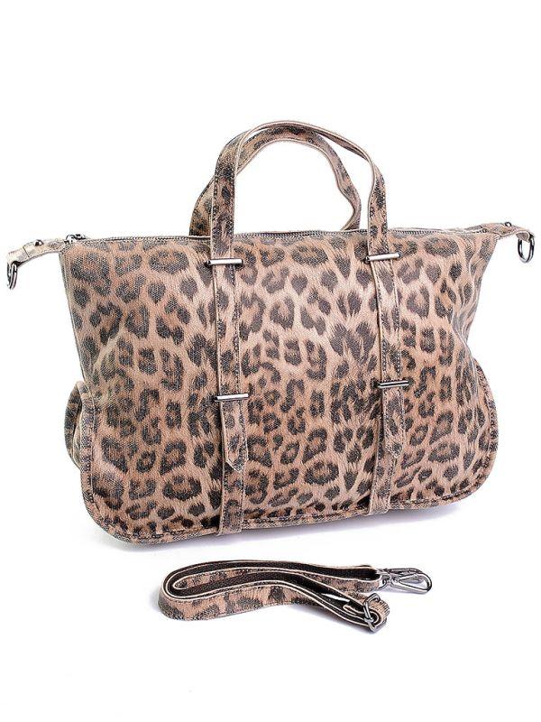 Сумка Женская кожа B8090-34 Leopard.Купити жіночі сумки із натуральної шкіри balisa.com.ua