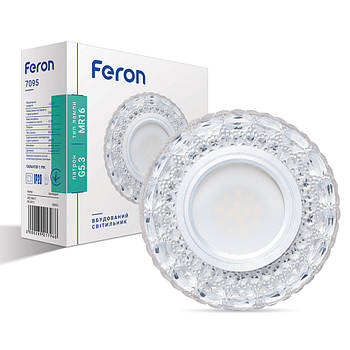 Вбудований світильник Feron 7095 з LED-підсвіткою