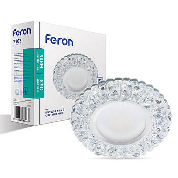 Вбудований світильник Feron 7103 з LED-підсвіткою