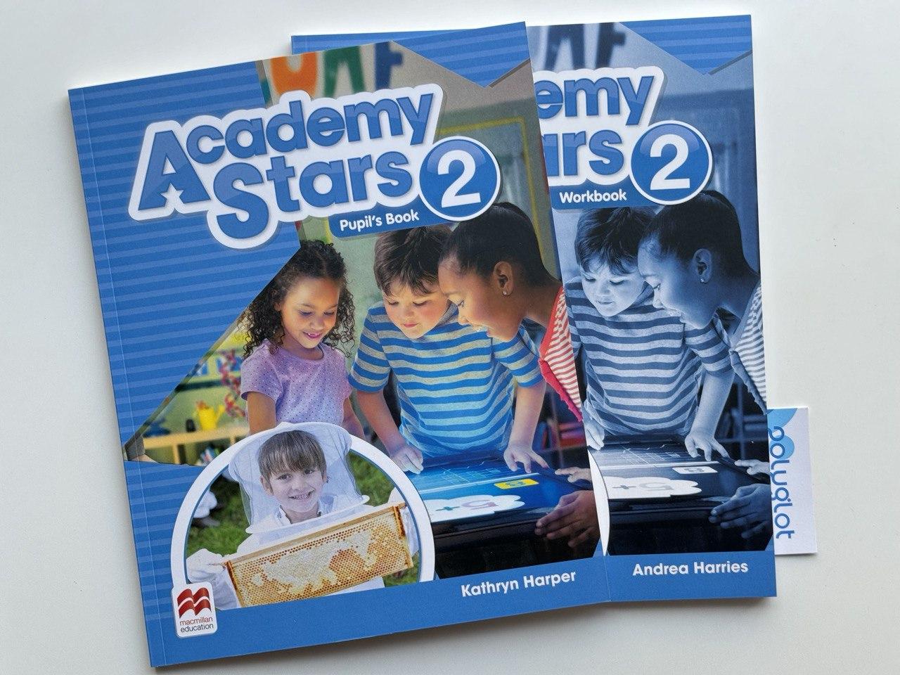 Комплект Academy Stars 2 Pupil's Book + WorkBook (оригінал), фото 1