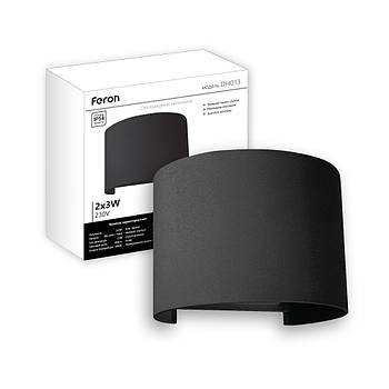 Архітектурний світильник Feron DH013 6 Вт 4000 К IP54 чорний