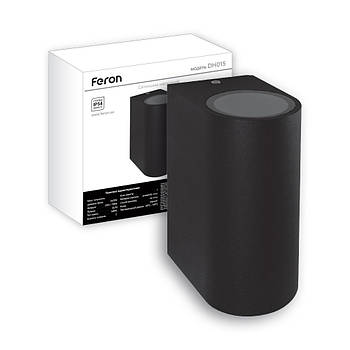 Архітектурний світильник Feron DH015 GU10 IP54 чорний