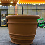 Бетонний вазон "RS Ріо" (54*67/44 см) кашпо для квітів та дерев, для вулиці, саду, дачі та тераси, фото 2
