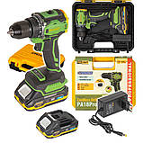 Шуруповерт акумуляторний Procraft PA18Pro (1 АКБ 1.5 А * год + ЗУ) + Набір біт Procraft BS32, фото 2