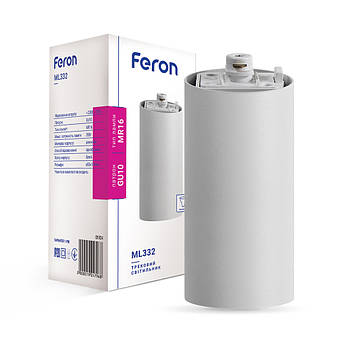 Трековий світильник під лампу Feron ML332 GU10 IP20 білий