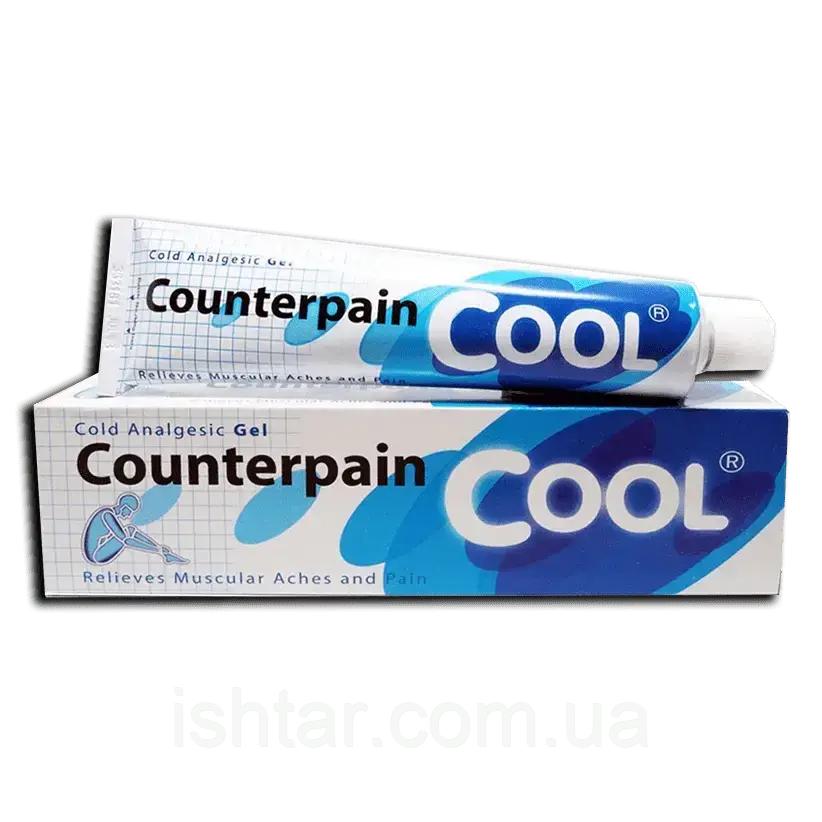 Знеболювальна мазь з охолоджувальним ефектом Counterpain (мазь Контерпейн) Warm Analgesic Balm, 60 г.