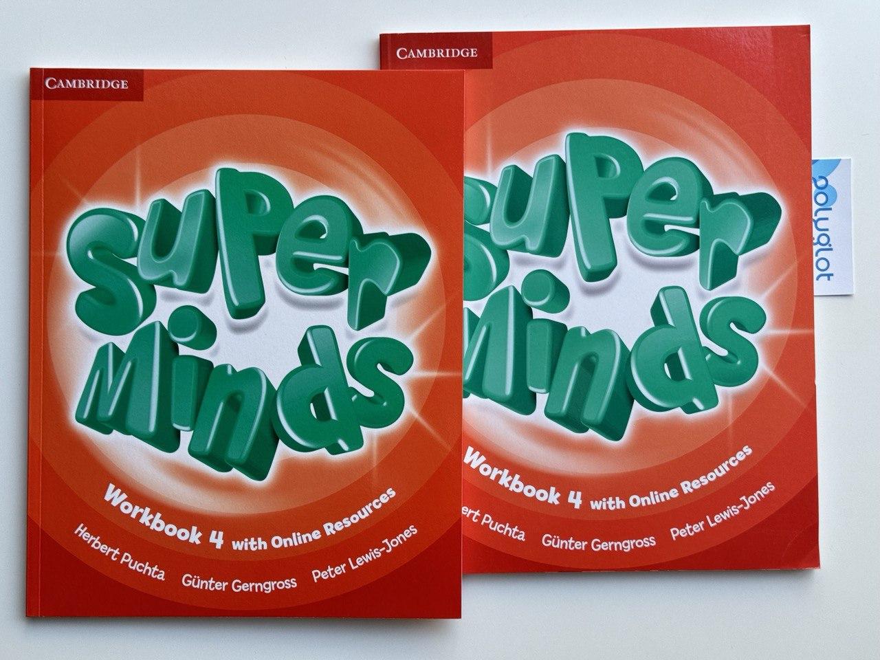 Комплект Super Minds 4 Student's Book + WorkBook