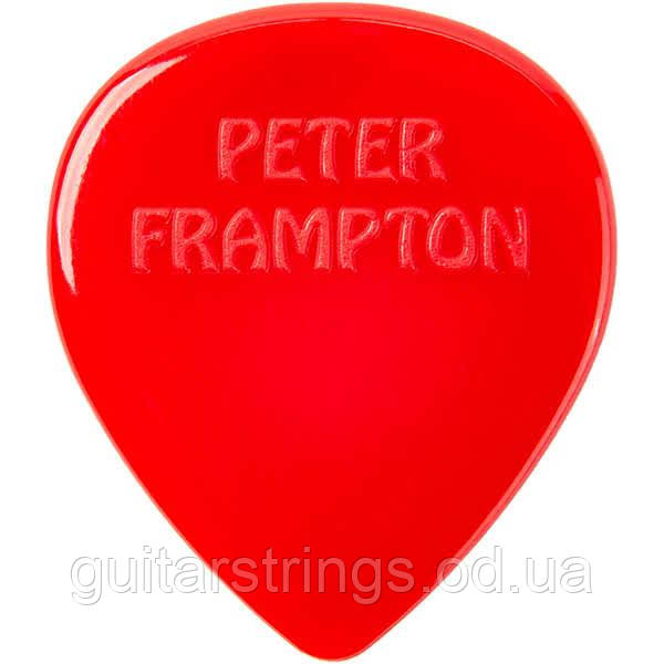 Медиатор Dunlop PF599RRD Peter Frampton Vintage Jazz Teardrop Pick Red 2.08 mm, фото 1