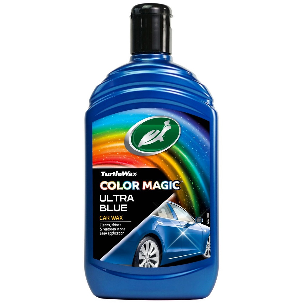Синій кольорозбагачений віск рідкого типу Turtle Wax Color Magic 500мл