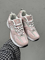 Жіночі кросівки New Balance 530 Pink Взуття Нью Беланс 530 рожеві шкіра сітка демісезон, фото 6