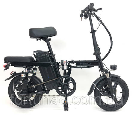 Електровелосипед складаний Minako Mini 14" (800W 48V 21Ah), фото 1