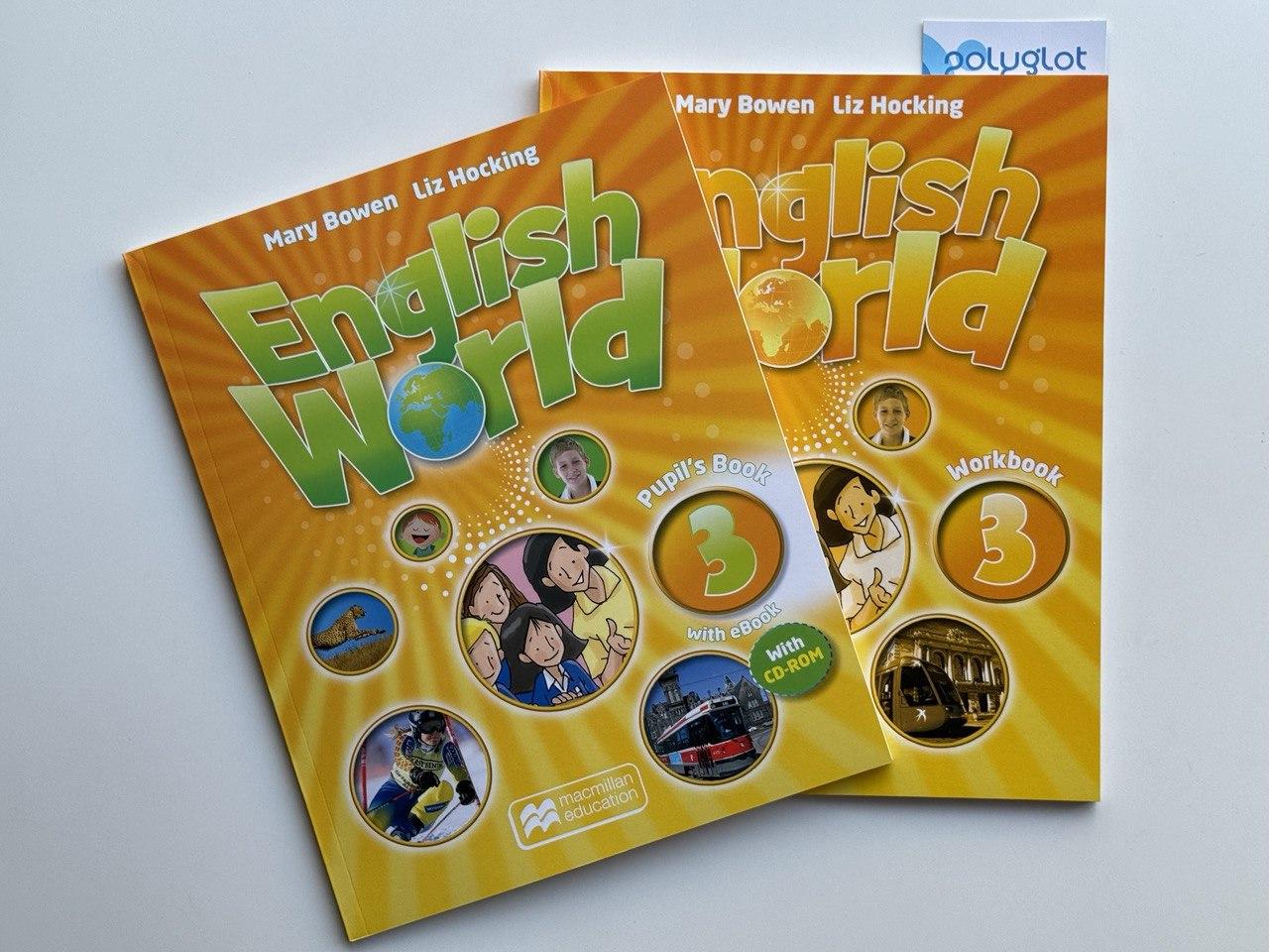 Комплект English World 3 Student's Book + WorkBook (оригінал), фото 1