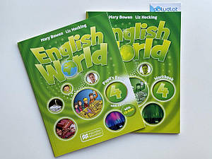 Комплект English World 4 Student's Book + WorkBook (оригінал)