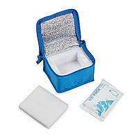 Термоконтейнер медицинский для лекарств маленький 0,42 л с хладоэлементом (гель) TM HELIOS VIVUS® 7084 синий