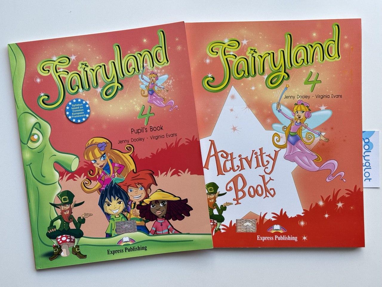 Комплект Fairyland 4 Student's Book + WorkBook (оригінал), фото 1