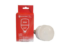 LED лампа T80 30Вт E27 6500К 2700 Лм 165-265 В